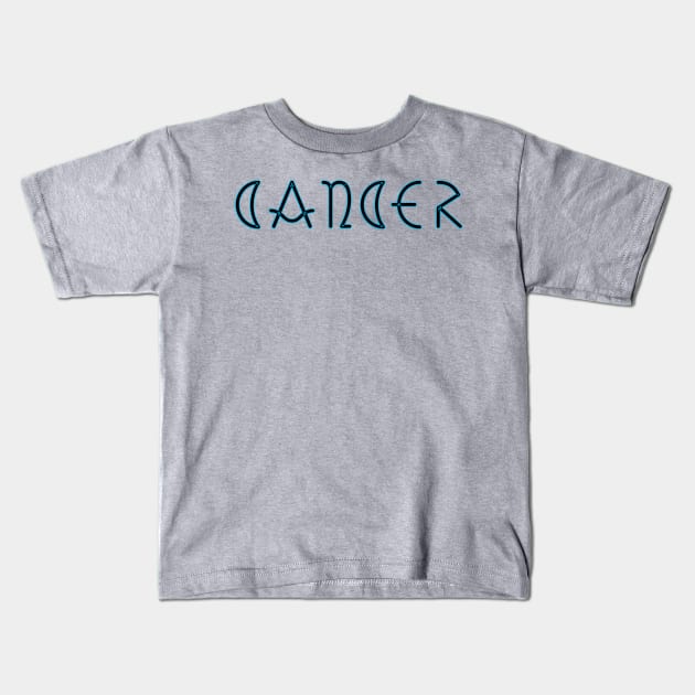 Cancer Kids T-Shirt by Zodiac Syndicate